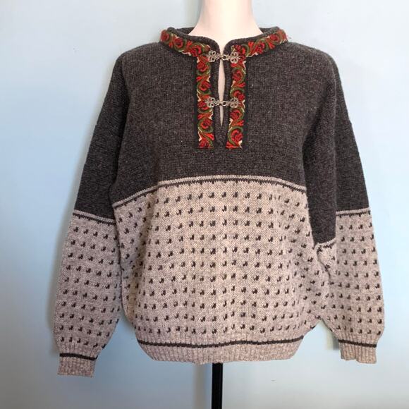 Volund Norwegian Wool Sweater Unisex Size Medium - Picture 8 of 9